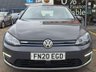 USED 2020 20 VOLKSWAGEN E-GOLF 35.8kWh e-Golf Hatchback 5dr Electric Auto (136 ps) Sensors|CarPlay|1 Owner|SatNav