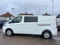 USED 2022 22 FORD TRANSIT CUSTOM 2.0 300 EcoBlue Limited Crew Van L2 H1 Euro 6 (s/s) 5dr CarPlay+A/C+HeatedSeats+Xenon