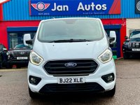 USED 2022 22 FORD TRANSIT CUSTOM 2.0 300 EcoBlue Limited Crew Van L2 H1 Euro 6 (s/s) 5dr CarPlay+A/C+HeatedSeats+Xenon