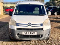 USED 2011 11 CITROEN BERLINGO 1.6 HDi 625 LX Panel Van 5dr Diesel Manual L1 (Euro 5) (133 g/km, 75 bhp) NO VAT - www.suffolkcarcentre.co.uk - Located at Reydon
