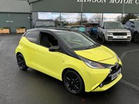 USED 2016 66 TOYOTA AYGO 1.0 VVT-i x-cite 3 Yellow Bi-Tone Hatchback 5dr Petrol Manual Euro 6 (68 ps) 