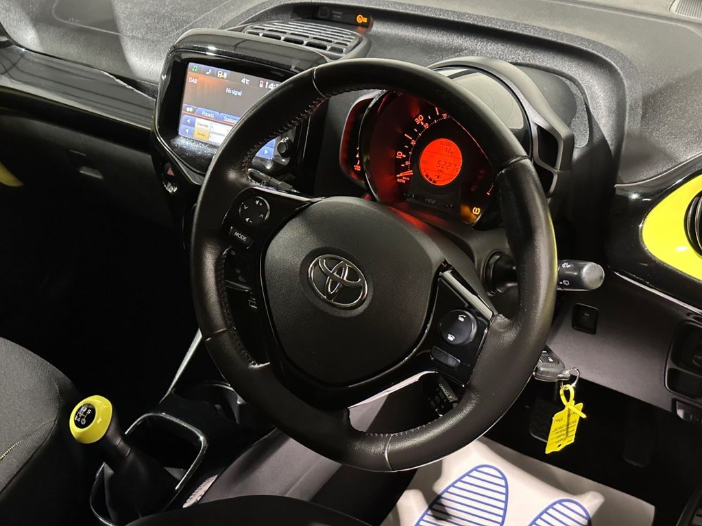 USED 2016 66 TOYOTA AYGO 1.0 VVT-i x-cite 3 Yellow Bi-Tone Hatchback 5dr Petrol Manual Euro 6 (68 ps) 