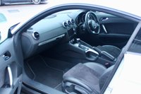 PRE-OWNED 2013 13 AUDI TT 2.0 TDI Black Edition Coupe 3dr Diesel S Tronic quattro Euro 5 (170 ps) Glacier White Metallic (&pound;525 option), Black Perforated Alcantara/Leather Sports Seats, Technology Pack (&pound;515 option), Bose Music System (&pound;485 option), Amplified Black Package (&pound;700 option), Light and Rain Sensor (&pound;460 option), Privacy lass n(&pound;330 option), Acoustic Parking Sensor (&pound;305 option), Cruise Control (&pound;225 option), Sports Suspension (&pound;200 option), Electric Adjustable and Heated Mirrors, Bi-Xenon Plus Headlights, Remote Central Locking, Split Folding Rear Seats, 2 Keys, 2 Former Keepers -