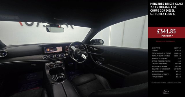 2019 MERCEDES-BENZ E-CLASS 2.0 E220d AMG Line Coupe 2dr Diesel G-Tronic+ Euro 6 (s/s) (194 ps) - Photo 3