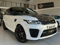 USED 2018 18 LAND ROVER RANGE ROVER SPORT 5.0 P575 V8 SVR SUV 5dr Petrol Auto 4WD Euro 6 (s/s) (575 ps) 
