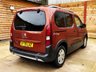 USED 2020 70 PEUGEOT RIFTER 3 Seat Auto Wheelchair Accessible Disabled Access Vehicle WAV 