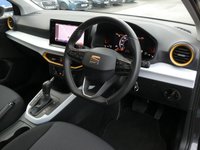 USED 2023 23 SEAT ARONA 1.0 TSI SE Technology 5d DSG 110 S/S 1 OWNER FROM NEW, FULL SERVICE HISTORY, DIGITAL DASH, SAT NAV, FULL LINK FOR WIRELESS APPLE CARPLAY / ANDROID AUTO, WIRELESS PHONE CHARGER, REAR PARKING SENSORS, ECO LED LIGHTS, AUTO LIGHTS, ELECTRIC MIRRORS, CRUISE CONTROL & SPEED LIMITER, LANE ASSIST, DAB RADIO, BLUETOOTH PHONE & MEDIA, DSG AUTOMATIC GEARBOX, BLACK CONTRAST ROOF, ROOF RAILS, 17 INCH ALLOY WHEELS, AIR CON, VOICE CONTROL, 2x USB C PORTS, LEATHER FLAT BOTTOM MULTIFUNCTION STEERING WHEEL