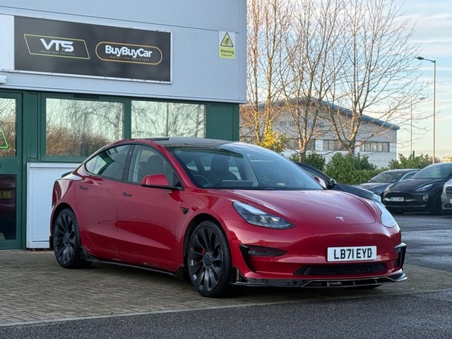 2021 71 Tesla Model 3 (Dual Motor) Performance Saloon 4dr Electric Auto 4WDE (Performance Upgrade) (449 bhp)