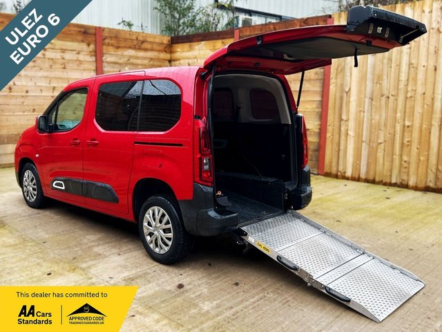 View our Citroen Berlingo 3 Seat Auto Wheelchair Accessible Disabled Access Vehicle WAV