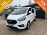 USED 2022 72 FORD TRANSIT CUSTOM 2.0 300 EcoBlue Limited Crew Van Double Cab 5dr Diesel Manual L2 H1 Euro 6 (s/s) (130 ps) 1 owner immaculate low mileage example