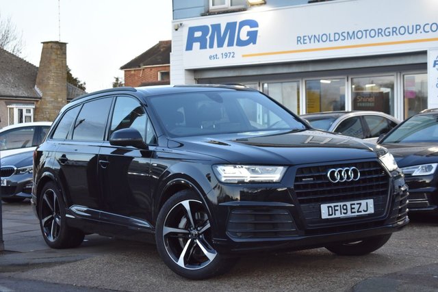 View our Audi Q7 3.0 V6 50TDi BLACK EDITION | QUATTRO | AUTOMATIC |  FULL BLACK LEATHER | PAN ROOF | 21" ALLOYS | VIRTUAL DASH | SAT NAV | 7 SEATS | REVERSE CAMERA | HEATED MEMORY SEATS 