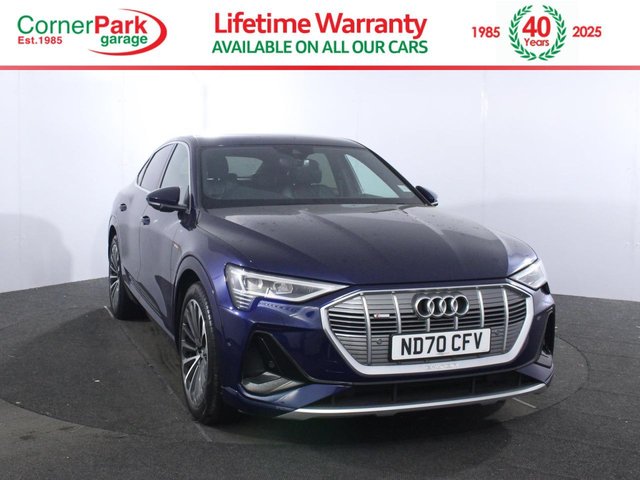 2020 70 AUDI E-TRON 55 S line Sportback 5dr Electric Auto quattro 95kWh (408 ps) 95kWh BATTERY - 241 MILE RANGE