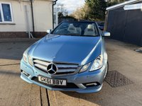 USED 2011 61 MERCEDES-BENZ E-CLASS 2.1 E220 CDI BlueEfficiency Sport Edition 125 Cabriolet 2dr Diesel G-Tronic+ Euro 5 (s/s) (170 ps) 