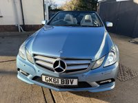 USED 2011 61 MERCEDES-BENZ E-CLASS 2.1 E220 CDI BlueEfficiency Sport Edition 125 Cabriolet 2dr Diesel G-Tronic+ Euro 5 (s/s) (170 ps) 