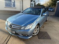 USED 2011 61 MERCEDES-BENZ E-CLASS 2.1 E220 CDI BlueEfficiency Sport Edition 125 Cabriolet 2dr Diesel G-Tronic+ Euro 5 (s/s) (170 ps) 