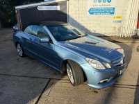 USED 2011 61 MERCEDES-BENZ E-CLASS 2.1 E220 CDI BlueEfficiency Sport Edition 125 Cabriolet 2dr Diesel G-Tronic+ Euro 5 (s/s) (170 ps) 