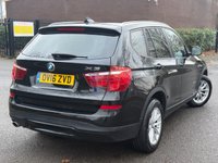 USED 2016 16 BMW X3 2.0 20d SE SUV 5dr Diesel Manual xDrive Euro 6 (s/s) (190 ps) ULEZ+SH+NAV+LTHR+1 FO+BT+CC