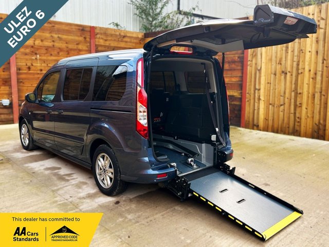 View our Ford Grand Tourneo Connect 5 Seat Wheelchair Accessible Disabled Access Vehicle WAV
