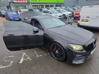 USED 2018 18 MERCEDES-BENZ E-CLASS Black E220d AMG Line Coupe, 45,000 miles, Full Service History, Automatic, 19