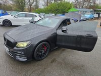 USED 2018 18 MERCEDES-BENZ E-CLASS Black E220d AMG Line Coupe, 45,000 miles, Full Service History, Automatic, 19
