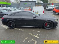 USED 2018 18 MERCEDES-BENZ E-CLASS Black E220d AMG Line Coupe, 45,000 miles, Full Service History, Automatic, 19