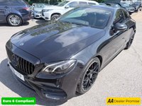 USED 2018 18 MERCEDES-BENZ E-CLASS Black E220d AMG Line Coupe, 45,000 miles, Full Service History, Automatic, 19