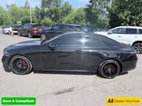 USED 2018 18 MERCEDES-BENZ E-CLASS Black E220d AMG Line Coupe, 45,000 miles, Full Service History, Automatic, 19