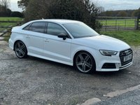 USED 2017 17 AUDI S3 2.0 TFSI Black Edition Saloon 4dr Petrol S Tronic quattro Euro 6 (s/s) (310 ps) FACTORY UGRADES