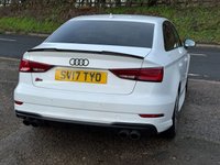USED 2017 17 AUDI S3 2.0 TFSI Black Edition Saloon 4dr Petrol S Tronic quattro Euro 6 (s/s) (310 ps) FACTORY UGRADES