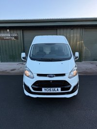 USED 2015 15 FORD TRANSIT CUSTOM FORD TRANSIT CUSTOM 2.2 TDCI 170 SWB HIGH ROOF WHITE ***VAT INCLUDED*** 