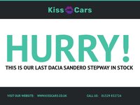 USED 2021 71 DACIA SANDERO STEPWAY 1.0 TCe Essential Hatchback 5dr Bi Fuel Manual Euro 6 (s/s) (100 ps) NEW MOT SERVICED AND HEALTH CHECKED. HPI CLEAR 6 MONTHS NATIONAL UK WEAR & TEAR WARRANTY  INCLUDED