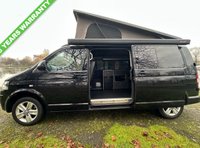 USED 2010 60 VOLKSWAGEN T5 CAMPERVAN 4 BERTH 140 DSG AUTO LONG WHEEL BASE SWIVEL SEATS & FULL LEATHER