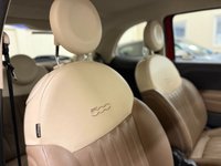 USED 2015 65 FIAT 500 1.2 Vintage 57 Hatchback 3 Door Petrol Manual Euro 6 (s/s) (69 bhp) REAR PARKING TOBACCO LEATHER