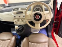 USED 2015 65 FIAT 500 1.2 Vintage 57 Hatchback 3 Door Petrol Manual Euro 6 (s/s) (69 bhp) REAR PARKING TOBACCO LEATHER