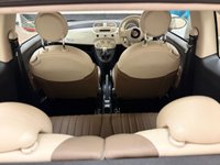 USED 2015 65 FIAT 500 1.2 Vintage 57 Hatchback 3 Door Petrol Manual Euro 6 (s/s) (69 bhp) REAR PARKING TOBACCO LEATHER