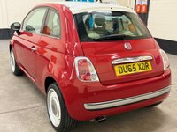 USED 2015 65 FIAT 500 1.2 Vintage 57 Hatchback 3 Door Petrol Manual Euro 6 (s/s) (69 bhp) REAR PARKING TOBACCO LEATHER