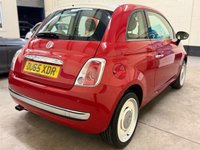 USED 2015 65 FIAT 500 1.2 Vintage 57 Hatchback 3 Door Petrol Manual Euro 6 (s/s) (69 bhp) REAR PARKING TOBACCO LEATHER