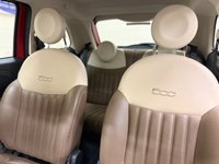 USED 2015 65 FIAT 500 1.2 Vintage 57 Hatchback 3 Door Petrol Manual Euro 6 (s/s) (69 bhp) REAR PARKING TOBACCO LEATHER