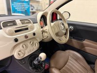 USED 2015 65 FIAT 500 1.2 Vintage 57 Hatchback 3 Door Petrol Manual Euro 6 (s/s) (69 bhp) REAR PARKING TOBACCO LEATHER