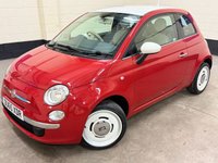 USED 2015 65 FIAT 500 1.2 Vintage 57 Hatchback 3 Door Petrol Manual Euro 6 (s/s) (69 bhp) REAR PARKING TOBACCO LEATHER