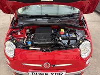 USED 2015 65 FIAT 500 1.2 Vintage 57 Hatchback 3 Door Petrol Manual Euro 6 (s/s) (69 bhp) REAR PARKING TOBACCO LEATHER