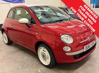 USED 2015 65 FIAT 500 1.2 Vintage 57 Hatchback 3 Door Petrol Manual Euro 6 (s/s) (69 bhp) REAR PARKING TOBACCO LEATHER