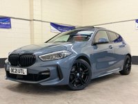 USED 2021 21 BMW 1 SERIES 1.5 118i M Sport (LCP) Panoramic Hatchback 5 Door Petrol DCT Euro 6 (s/s) (136 ps) LCP HEATED RED LEATHER SEATS