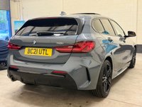 USED 2021 21 BMW 1 SERIES 1.5 118i M Sport (LCP) Panoramic Hatchback 5 Door Petrol DCT Euro 6 (s/s) (136 ps) LCP HEATED RED LEATHER SEATS