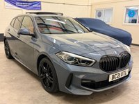 USED 2021 21 BMW 1 SERIES 1.5 118i M Sport (LCP) Panoramic Hatchback 5 Door Petrol DCT Euro 6 (s/s) (136 ps) LCP HEATED RED LEATHER SEATS