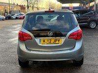 USED 2012 12 VAUXHALL MERIVA 1.4T 16V SE MPV 5dr Petrol Manual Euro 5 (140 ps) CRUISE CONTROL, REAR PARKING SENSOR