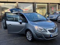 USED 2012 12 VAUXHALL MERIVA 1.4T 16V SE MPV 5dr Petrol Manual Euro 5 (140 ps) CRUISE CONTROL, REAR PARKING SENSOR