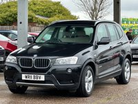 USED 2011 11 BMW X3 2.0 20d SE SUV 5dr Diesel Steptronic xDrive Euro 5 (s/s) (184 ps) **SATNAV~SENSORS~LEATHER**