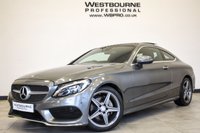 USED 2016 66 MERCEDES-BENZ C-CLASS 2.1 C220d AMG Line (Premium Plus) Coupe 2dr Diesel G-Tronic+ Euro 6 (s/s) (170 ps) Pan Roof, Burmester, Sat Nav