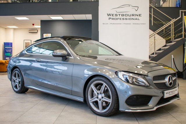2016 66 Mercedes-Benz C-Class 2.1 C220d AMG Line (Premium Plus) Coupe 2dr Diesel G-Tronic+ Euro 6 (s/s) (170 ps)